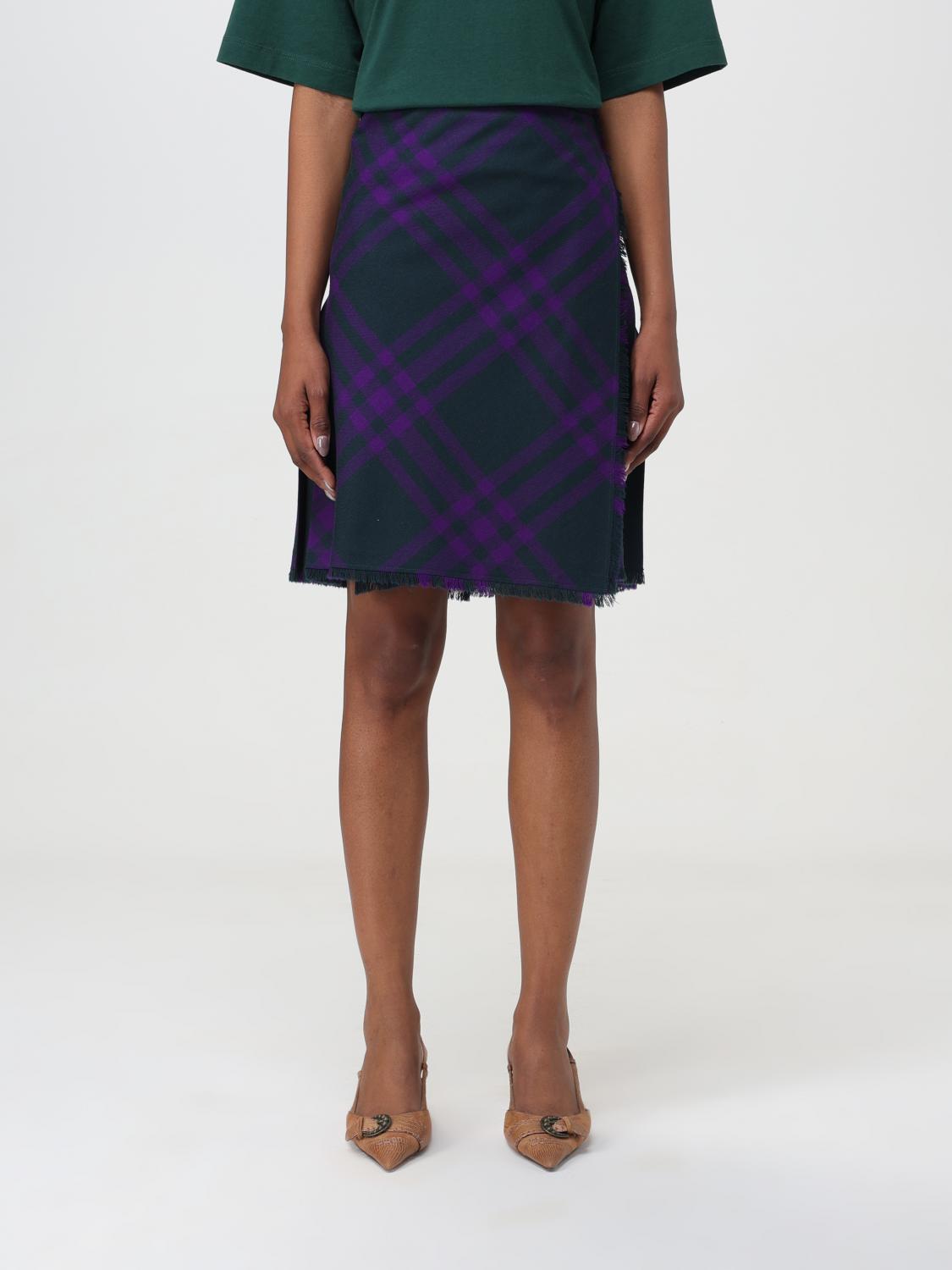 Burberry Skirt Woman Multicolor