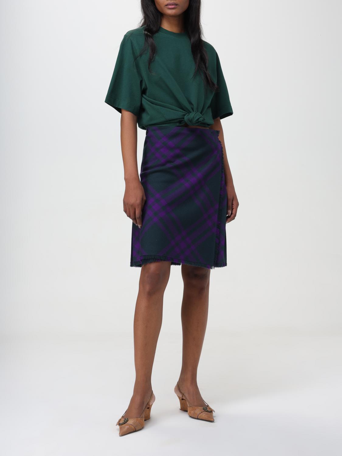 Burberry Skirt Woman Multicolor