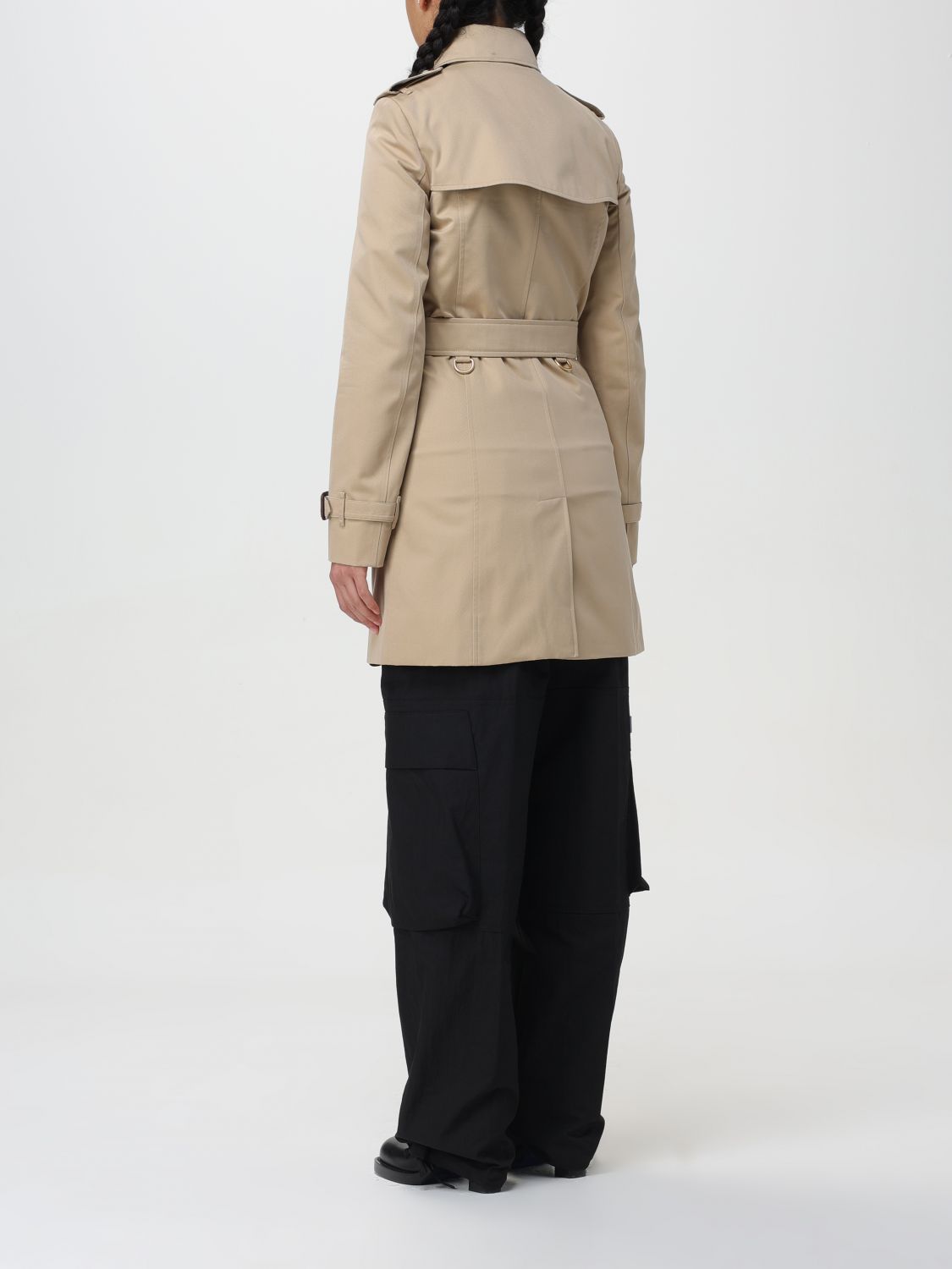Burberry Trench Coat Woman Honey