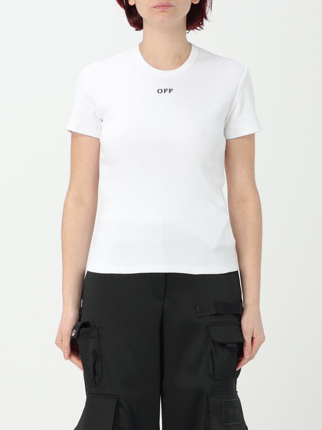 Off White T Shirt Woman Black