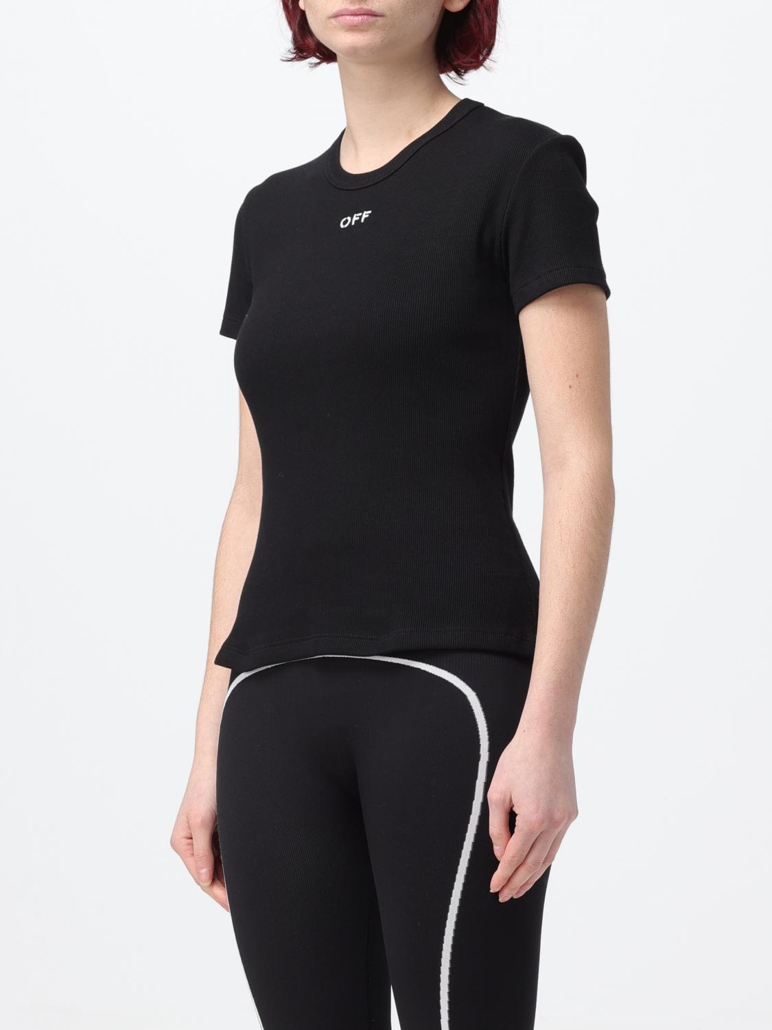 Off White T Shirt Woman Black