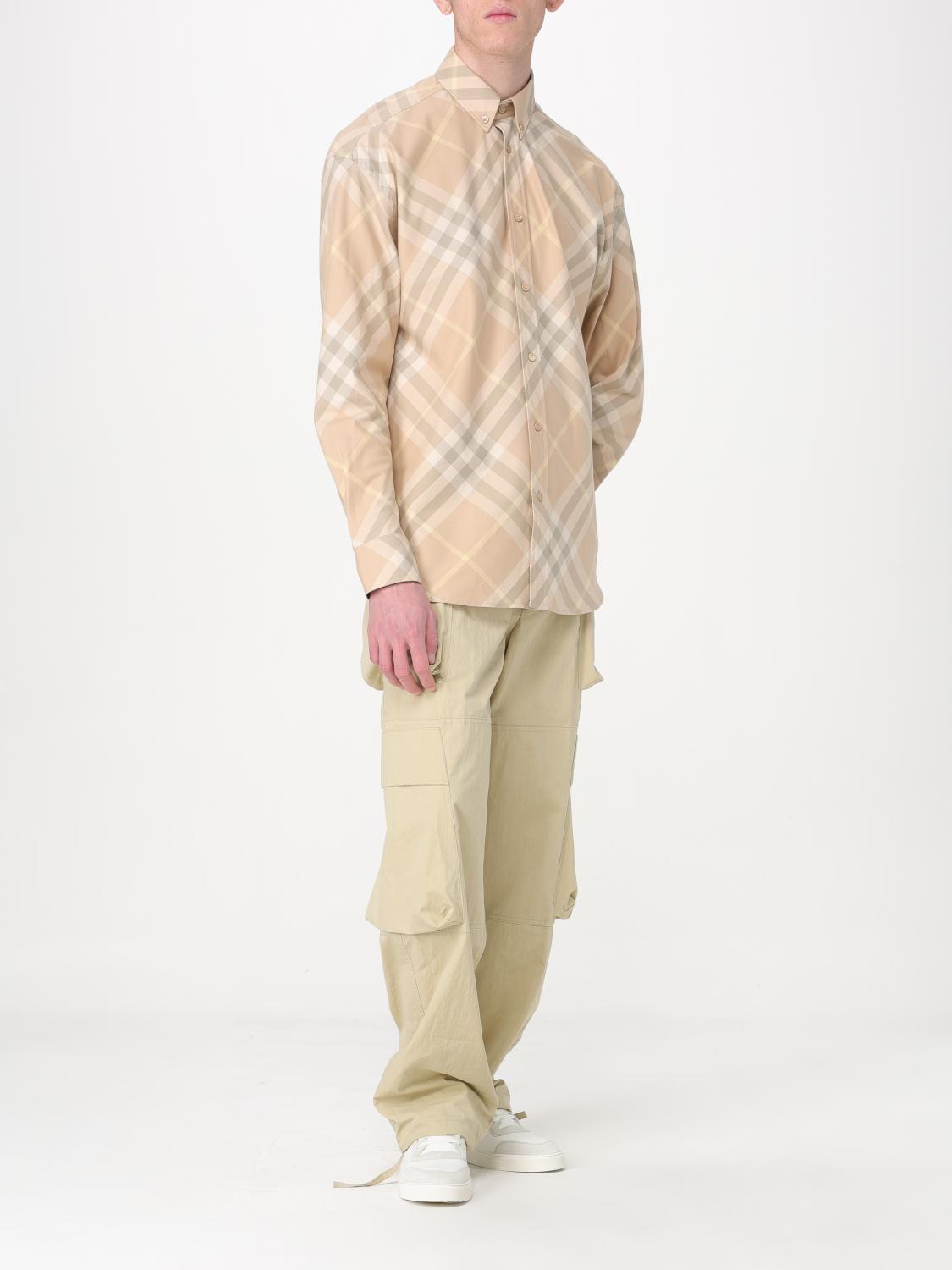 Burberry Shirt Men Beige
