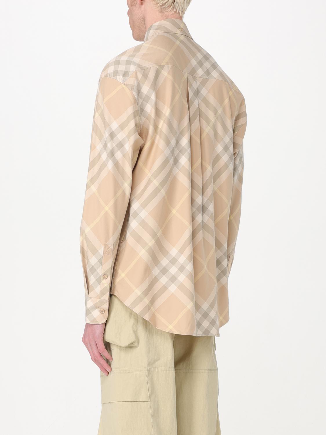 Burberry Shirt Men Beige