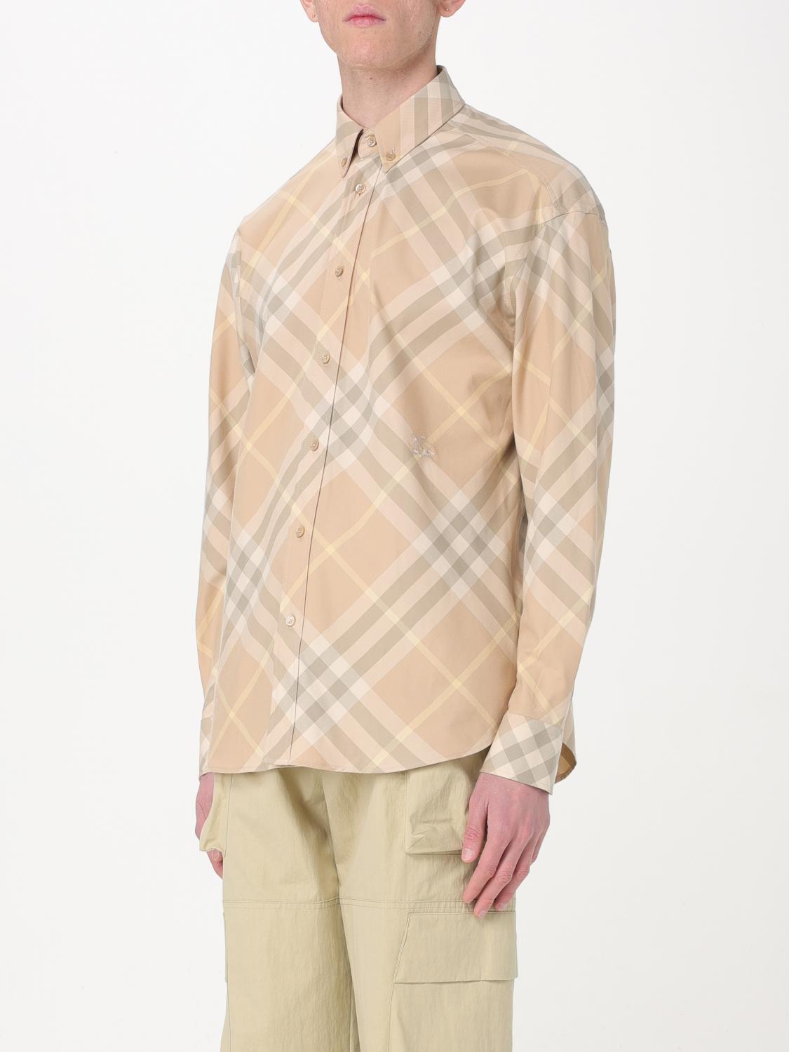 Burberry Shirt Men Beige