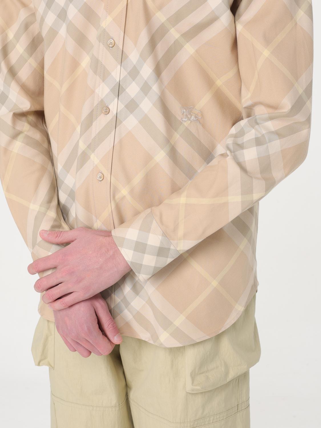 Burberry Shirt Men Beige