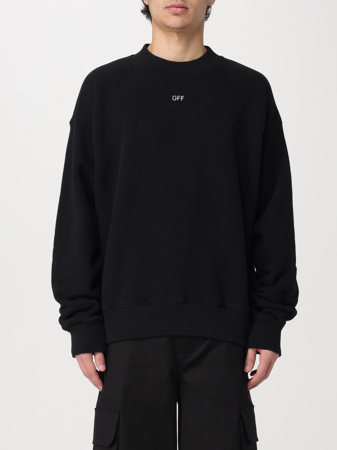 Off White Sweatshirt Men Black