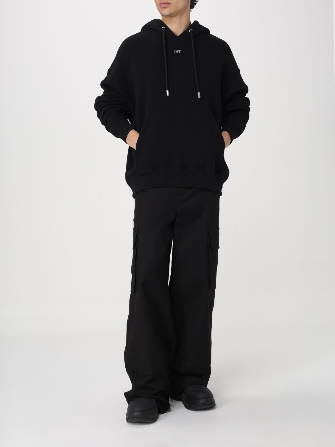 Off White Sweatshirt Men Black