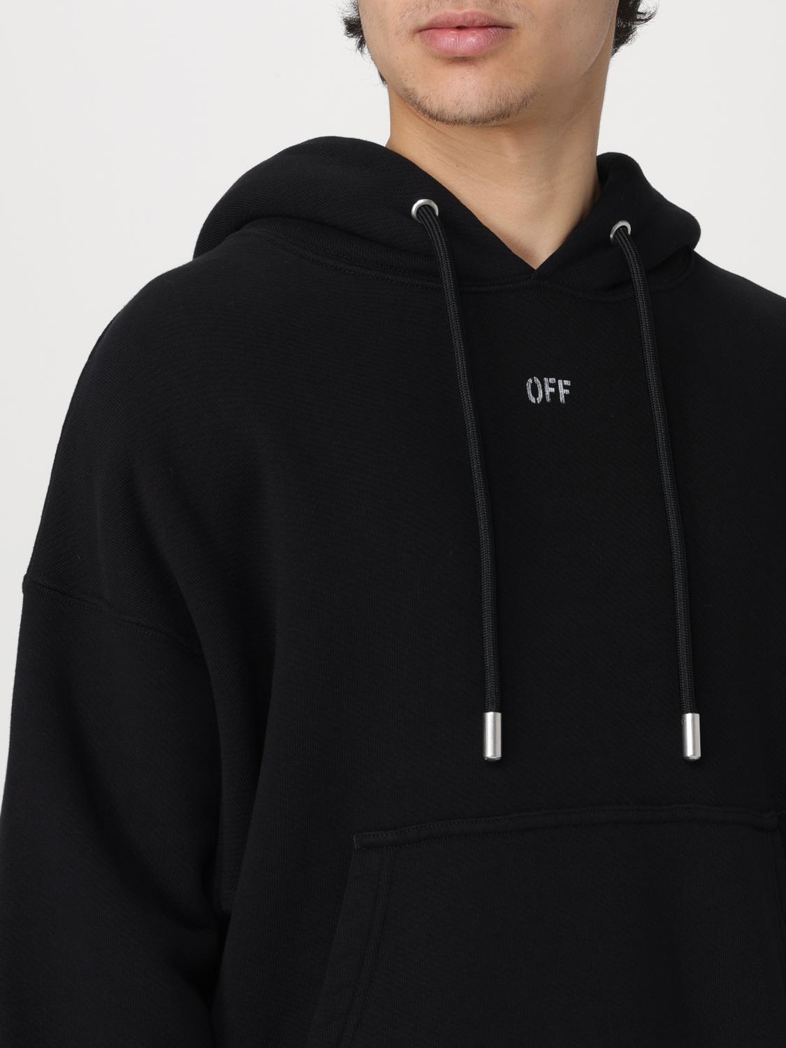 Off White Sweatshirt Men Black