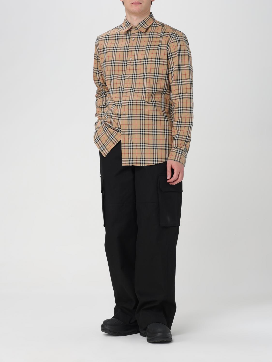 Burberry Shirt Men Beige