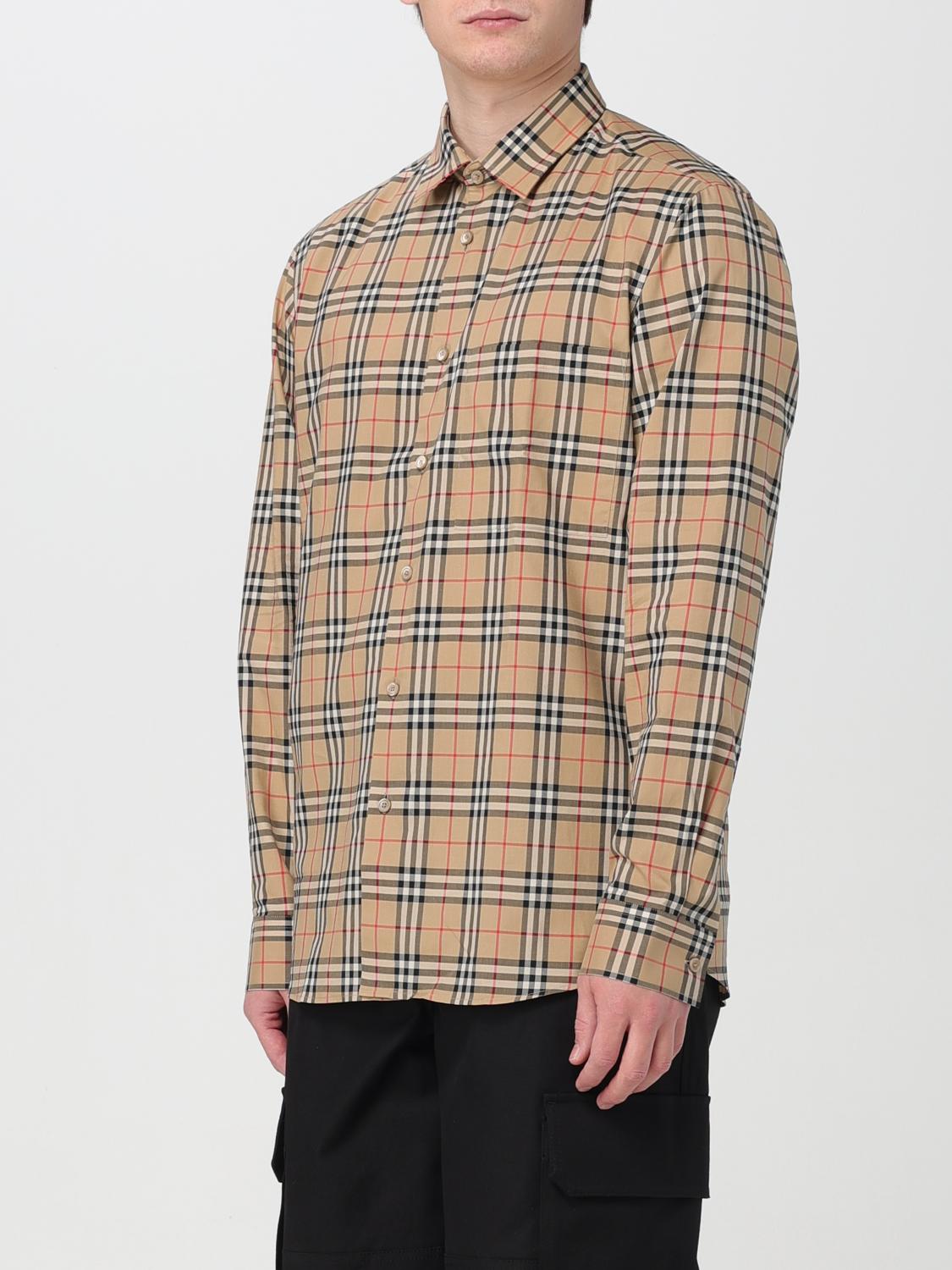 Burberry Shirt Men Beige