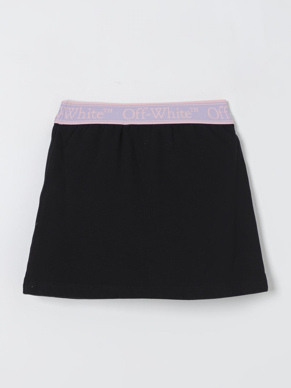 Off White Kids Skirt Kids Black