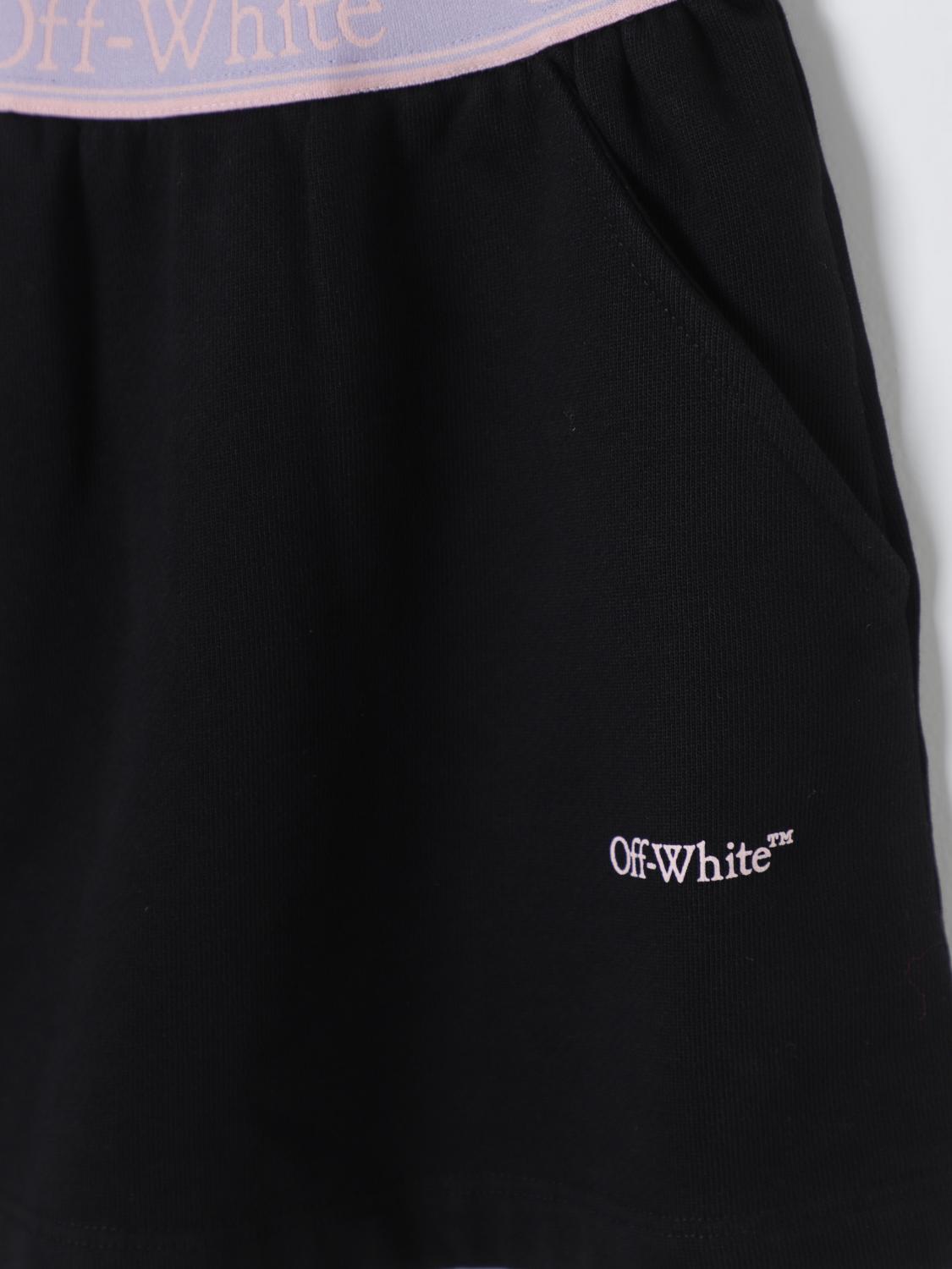 Off White Kids Skirt Kids Black