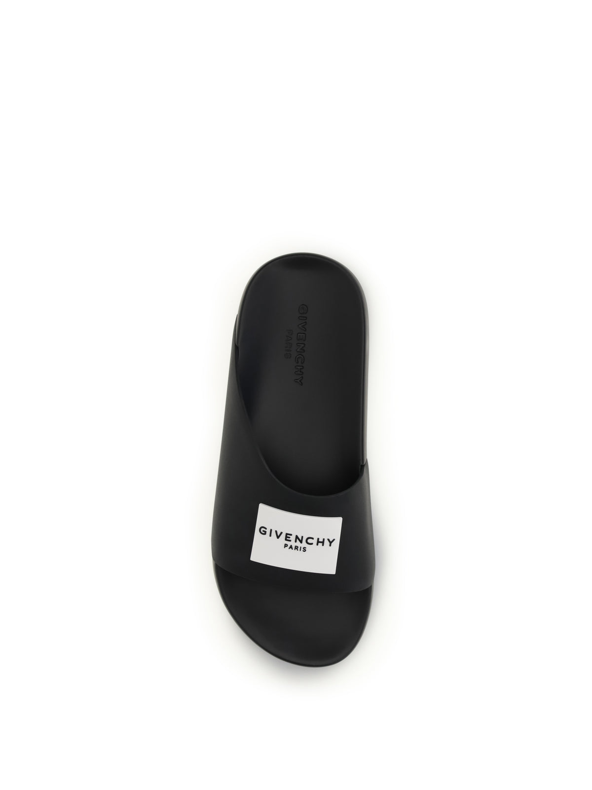 Givenchy Rubber logo Slippers - Black