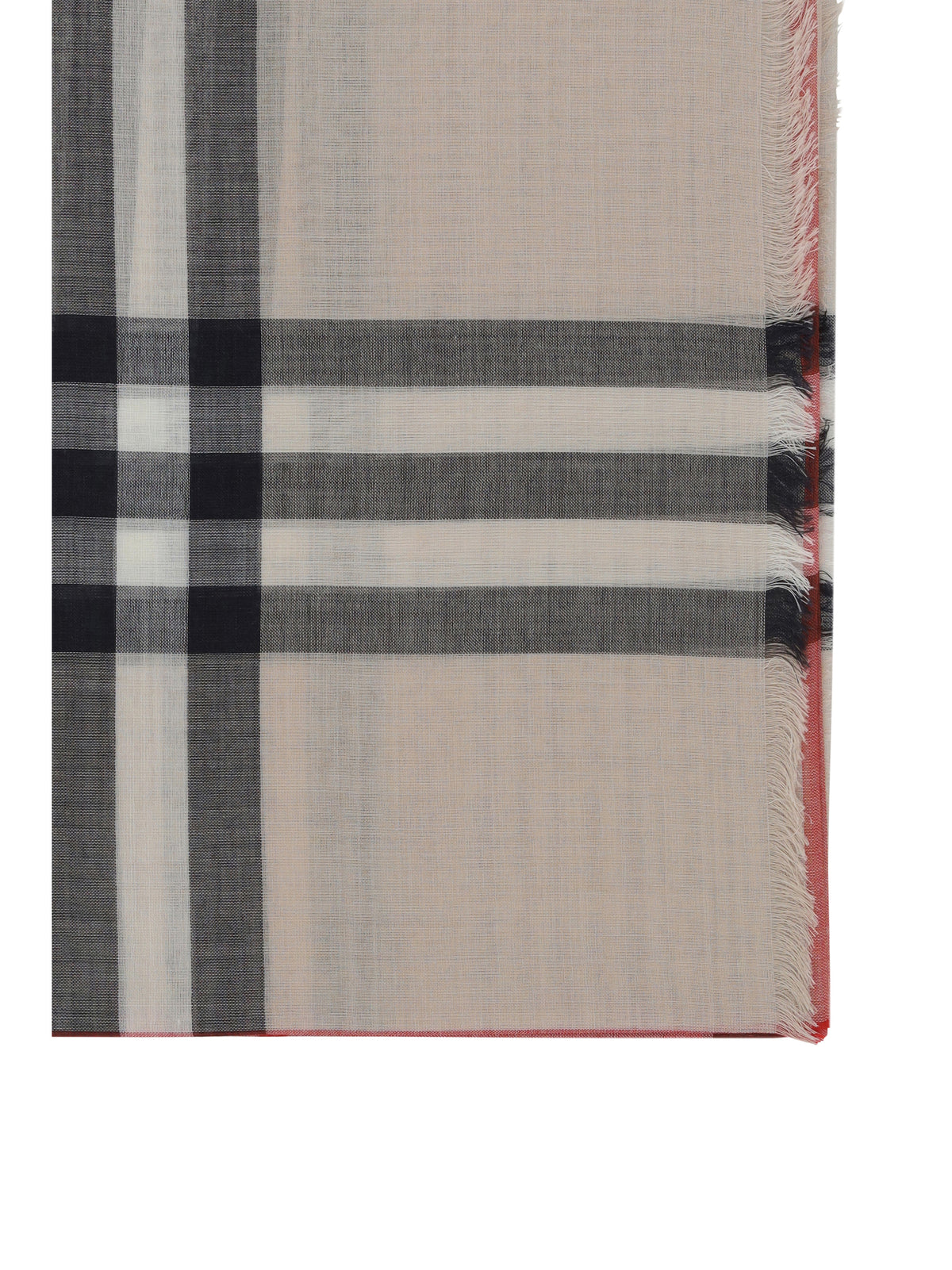 Burberry Silk and wool Scarf - Stone Check