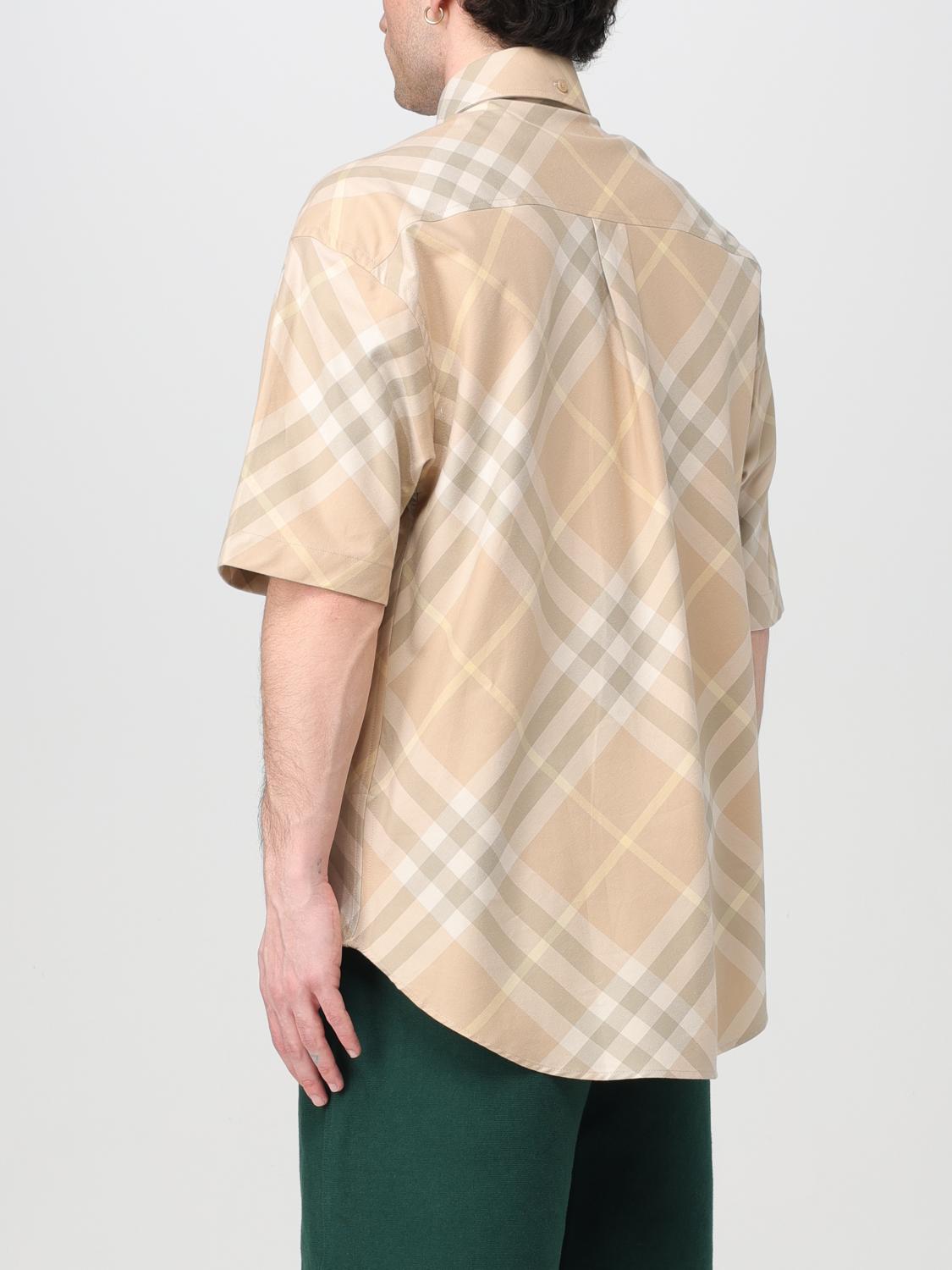 Burberry Shirt Men Beige