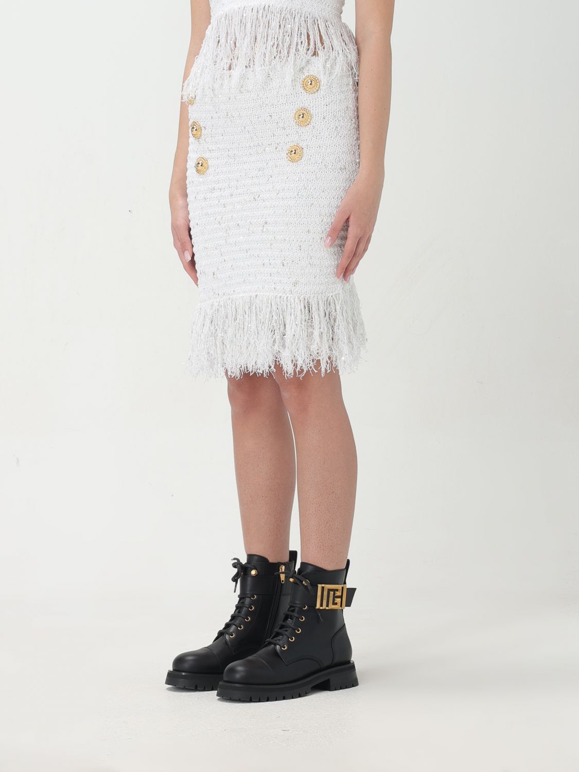 Balmain Skirt Woman White