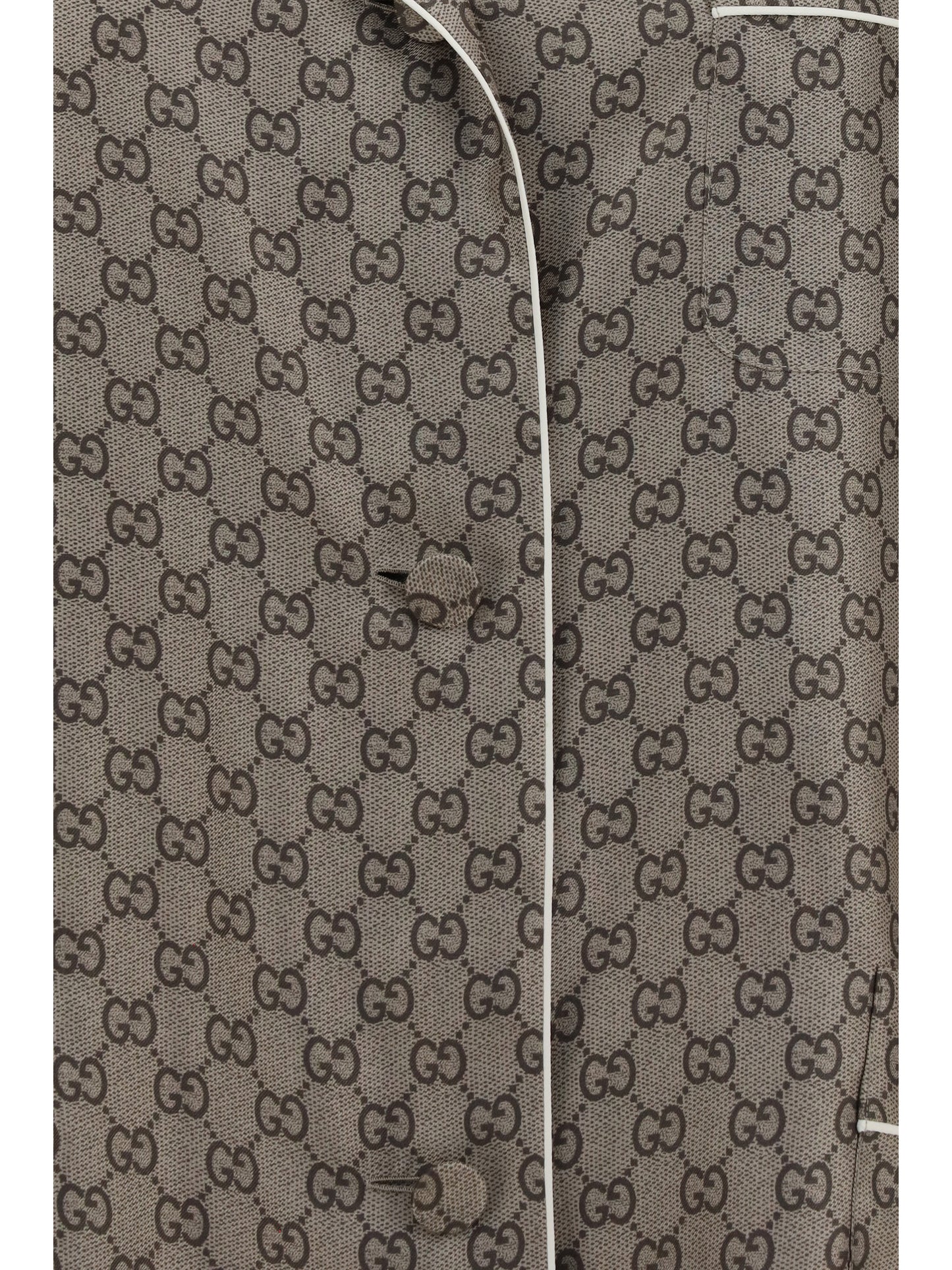 GUCCI Printed silk twill Shirt
