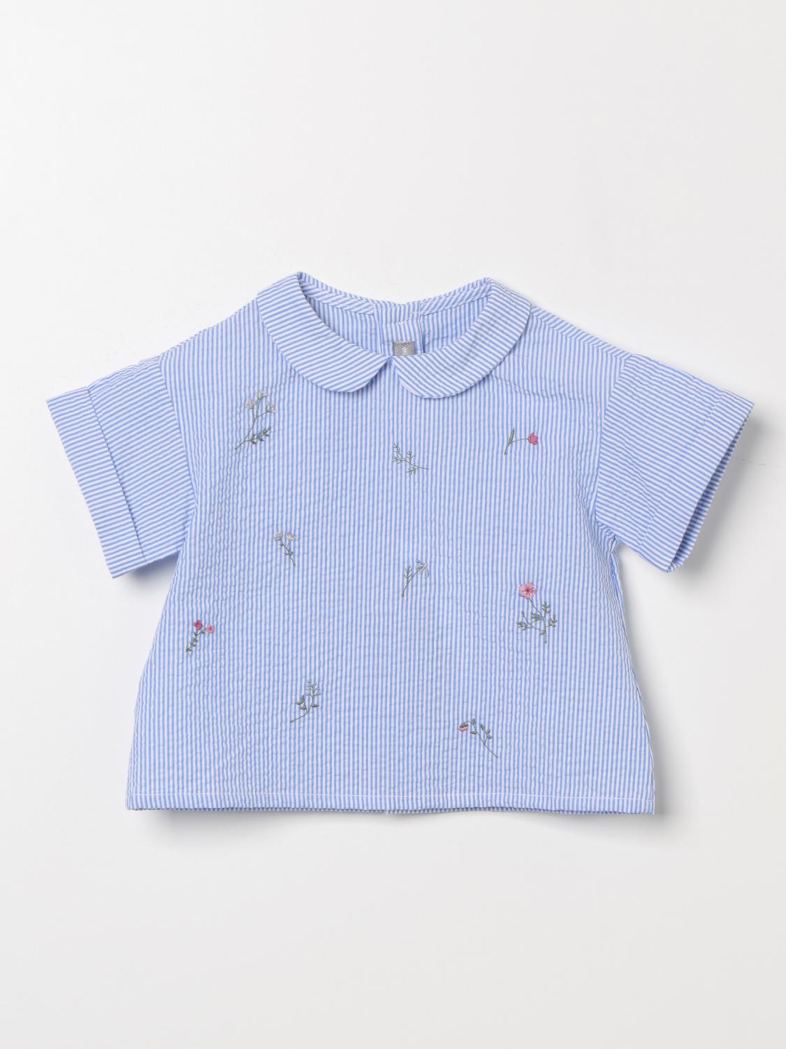 Il Gufo Shirt Kids Gnawed Blue