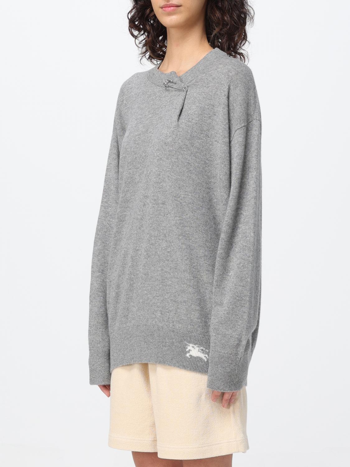 Burberry Sweater Woman Grey