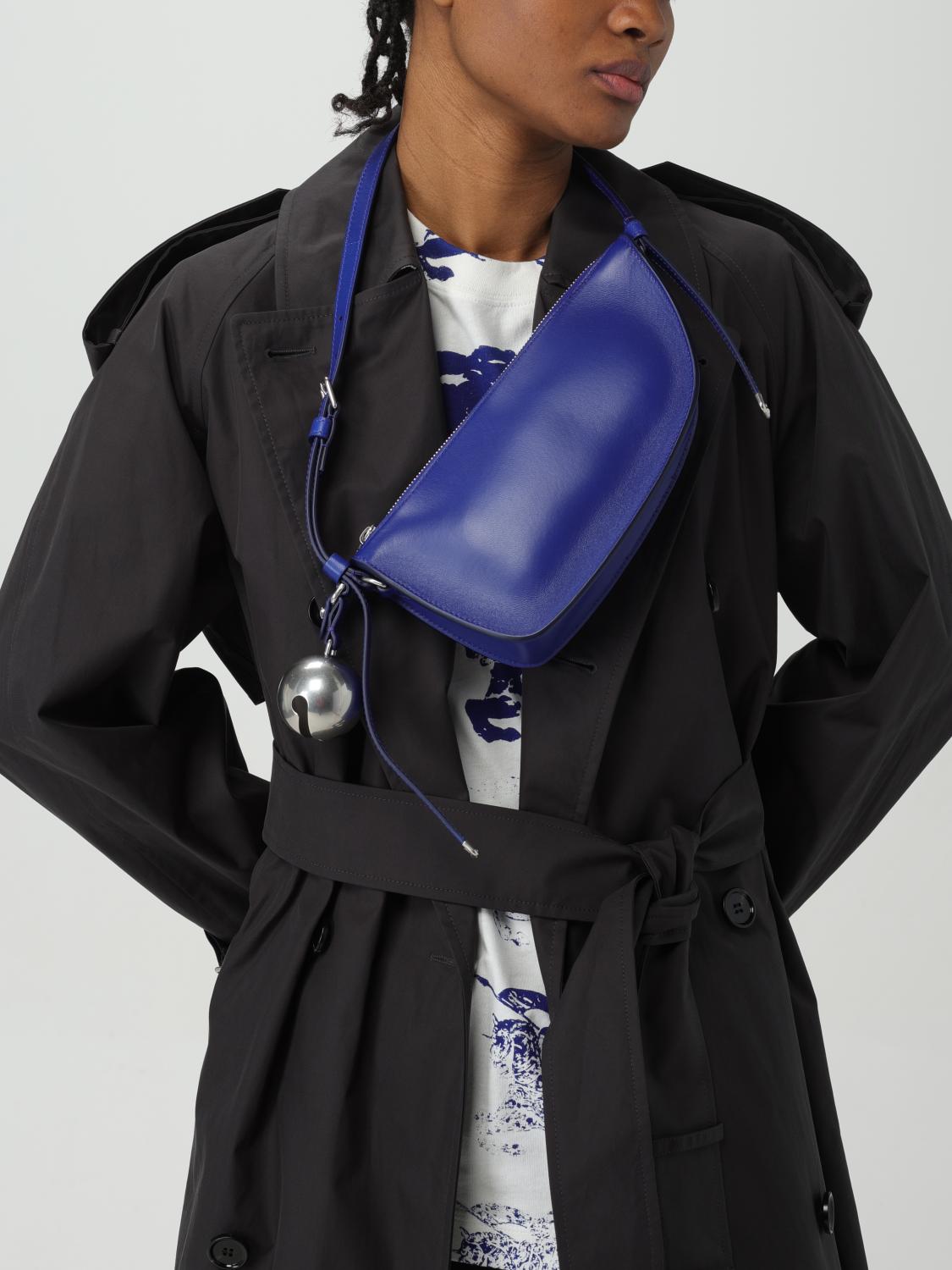 Burberry Shoulder Bag Woman Blue