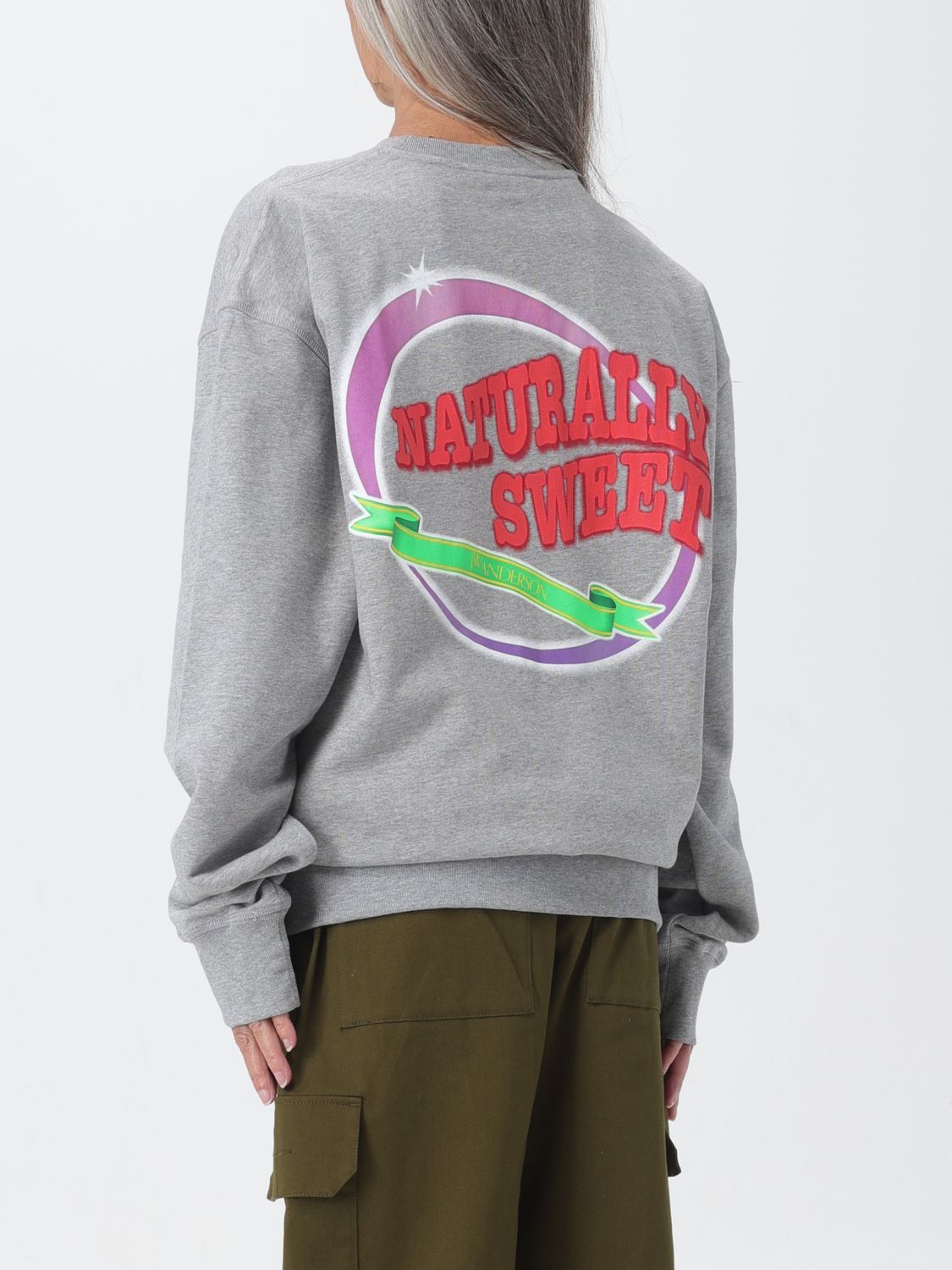 Jw Anderson Sweatshirt Woman Grey