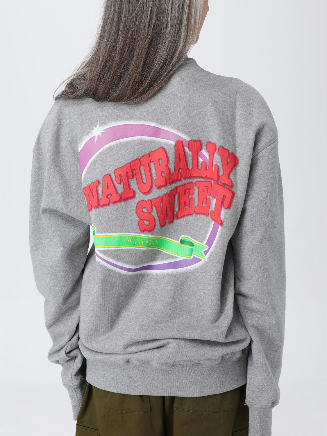 Jw Anderson Sweatshirt Woman Grey