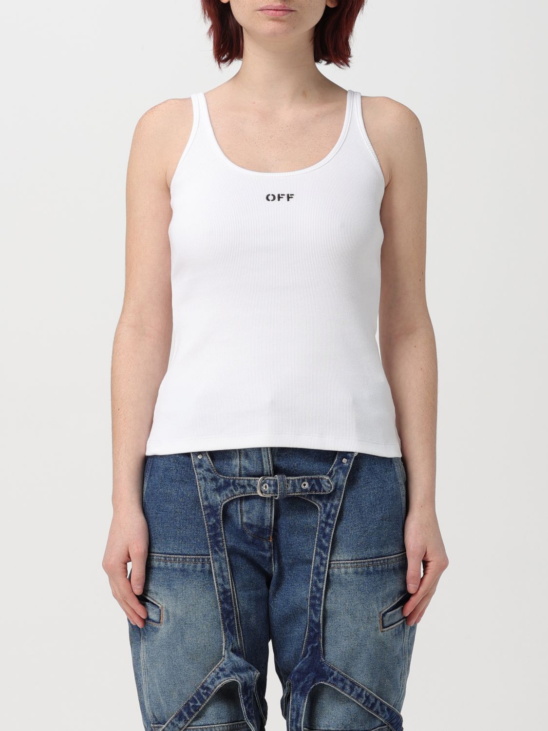 Off White T Shirt Woman Black