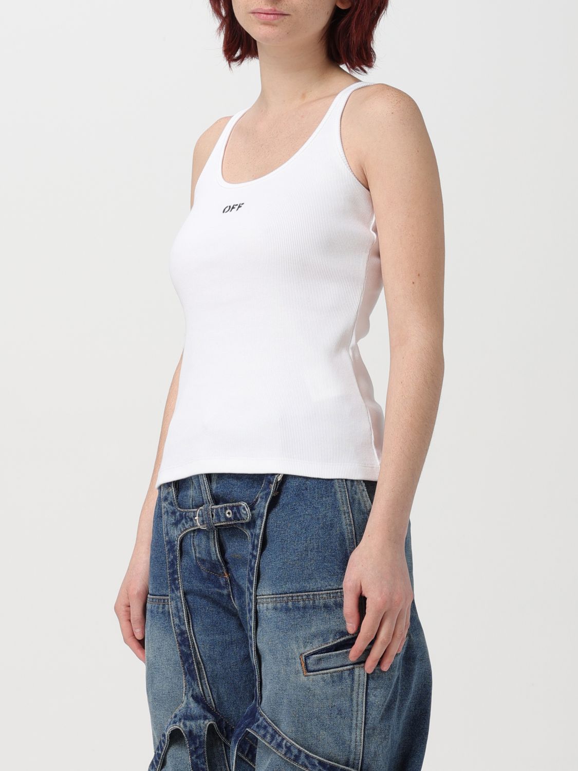 Off White T Shirt Woman Black