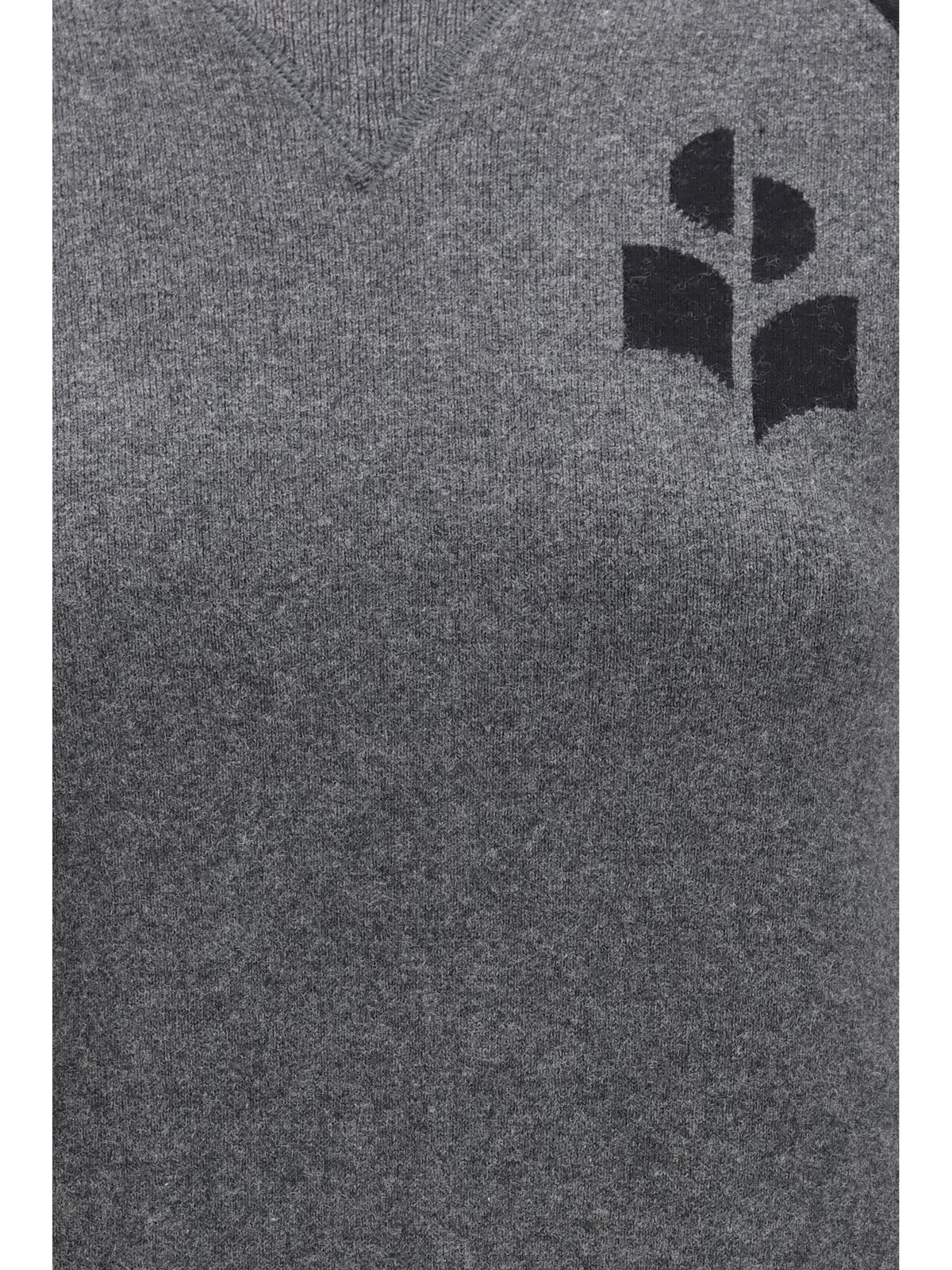 Marant Étoile Loriby logo Sweater - Anthracite/Black