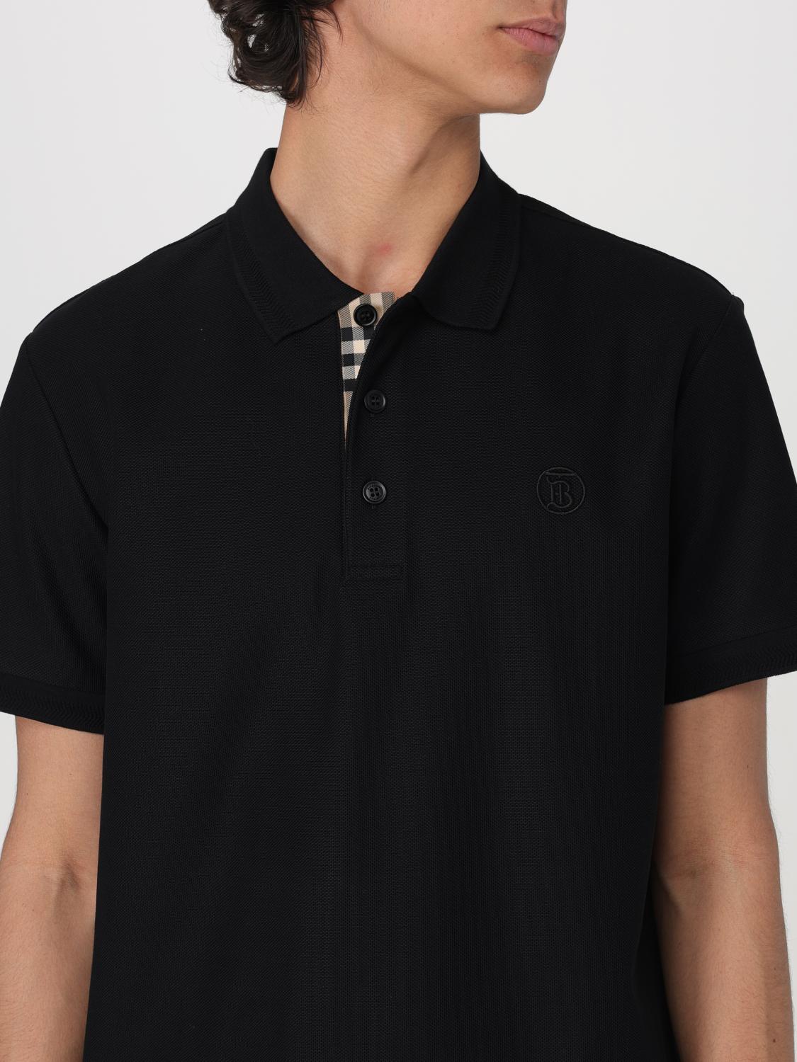 Burberry Polo Shirt Men Black