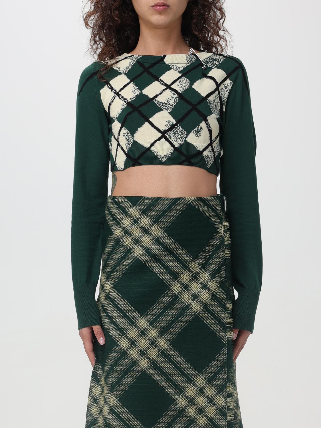 Burberry Sweater Woman Green