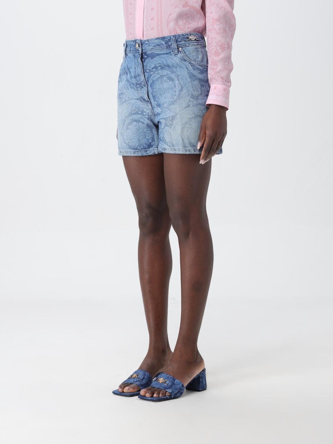 Versace Short Woman Blue