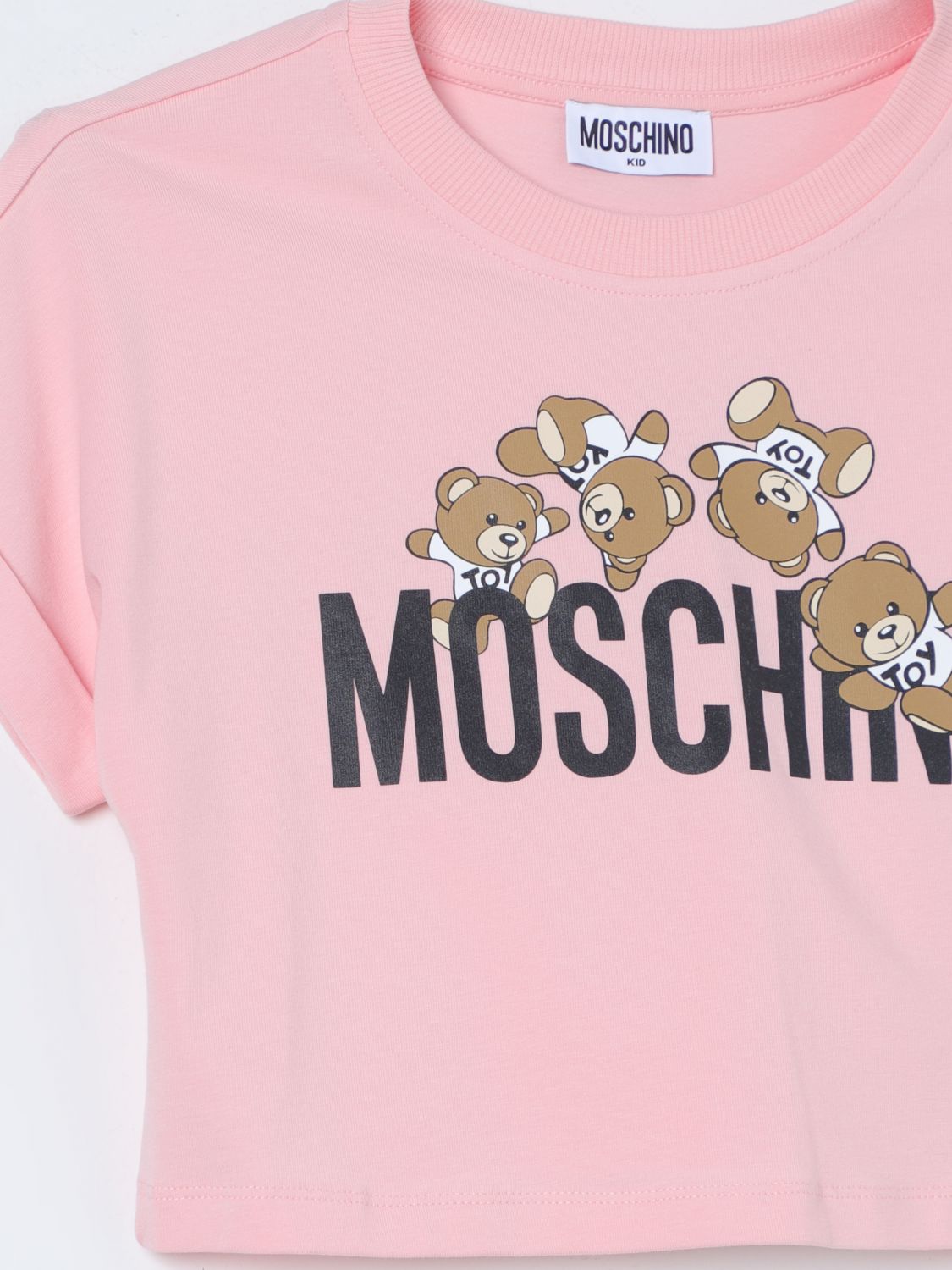 Moschino T Shirt Kids Pink