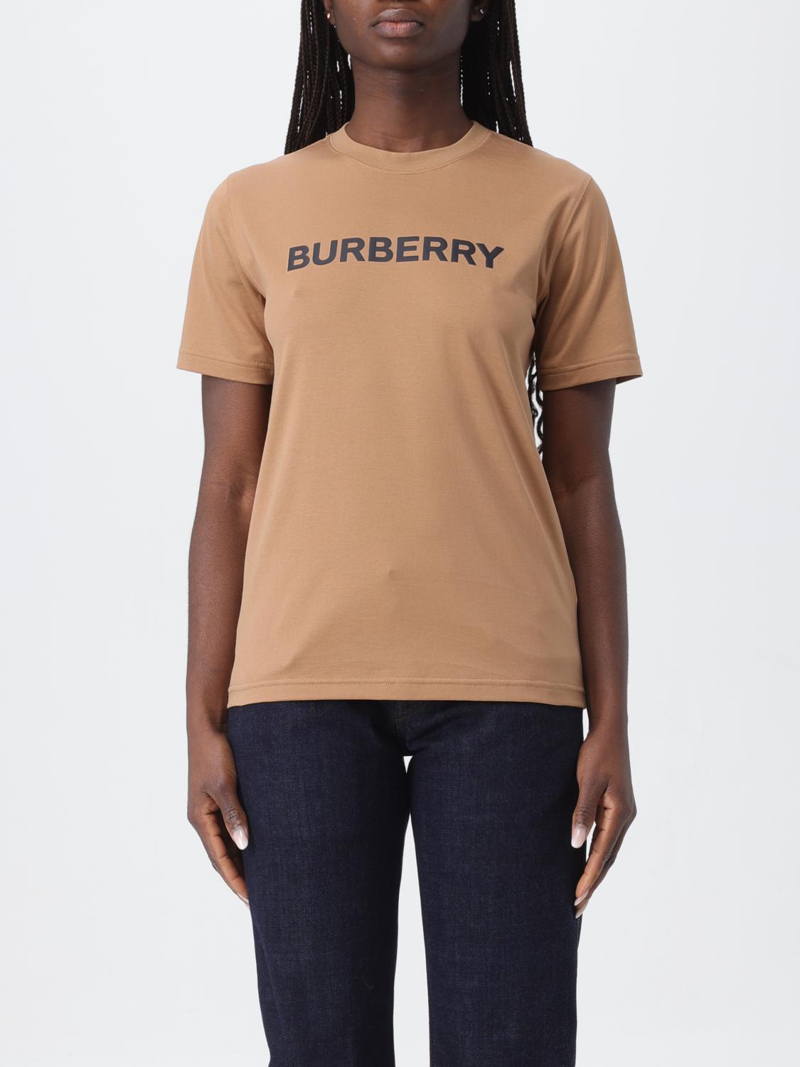 Burberry T Shirt Woman Brown