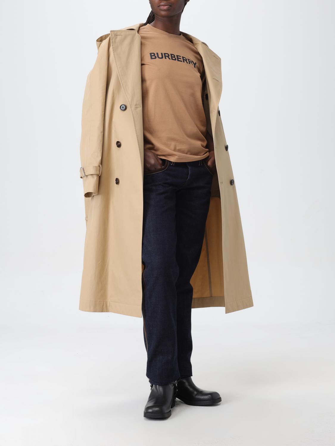 Burberry T Shirt Woman Brown