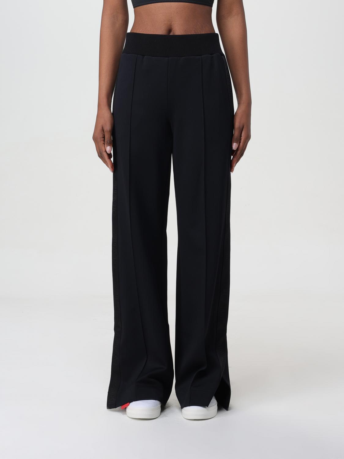 Off White Pants Woman Black