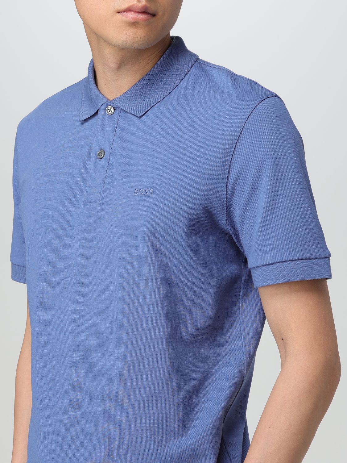 Boss Polo Shirt Men Beige