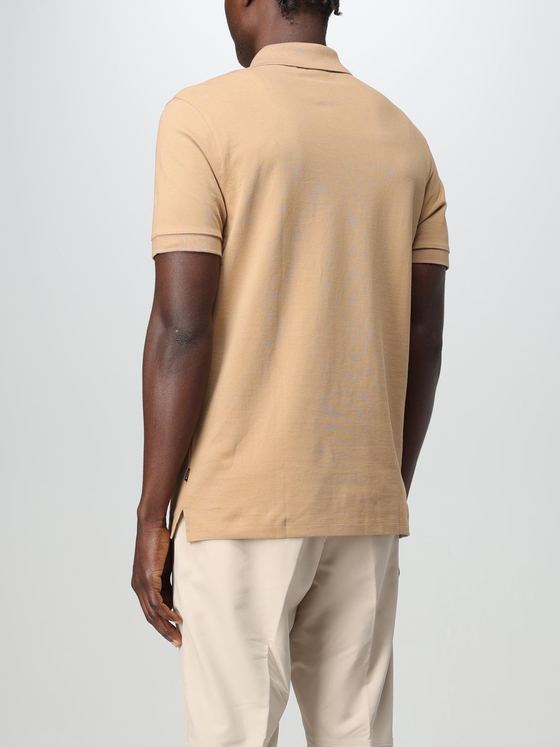 Boss Polo Shirt Men Beige
