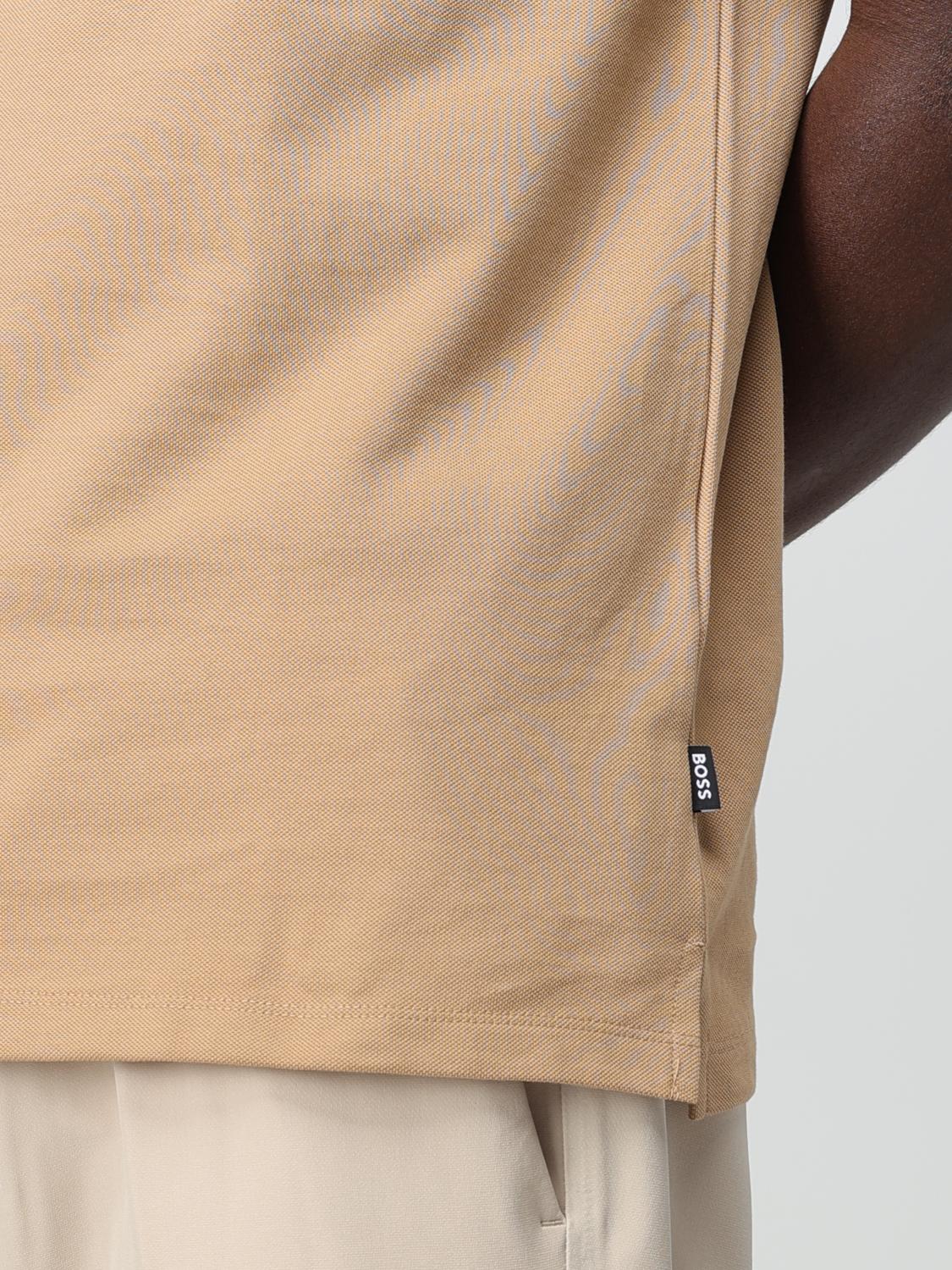 Boss Polo Shirt Men Beige