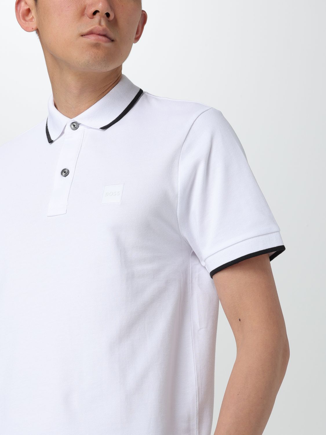 Boss Polo Shirt Men White