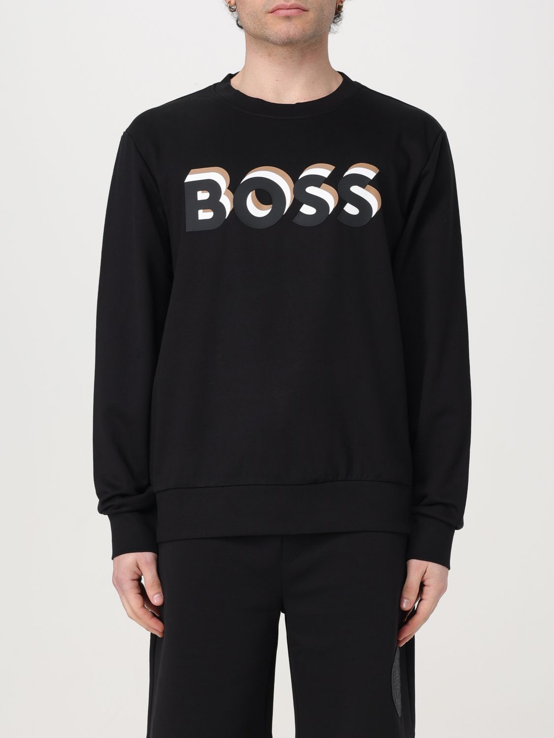 Boss Sweatshirt Men Beige