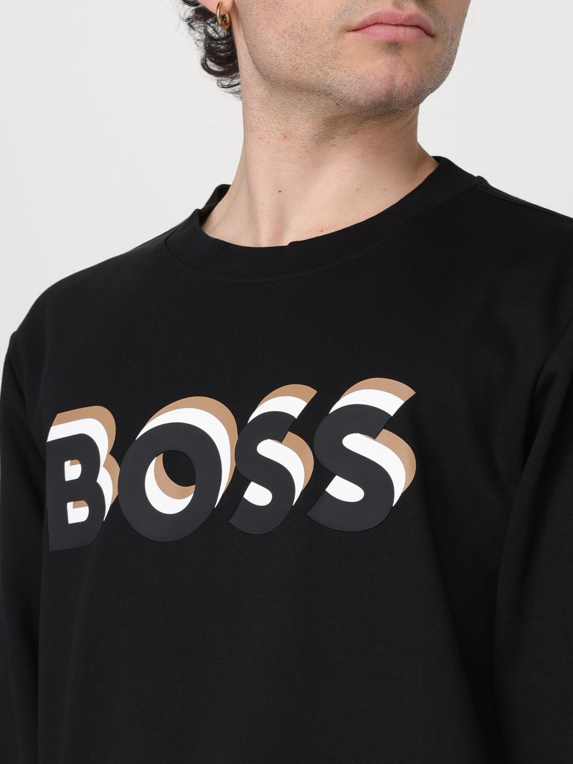 Boss Sweatshirt Men Beige