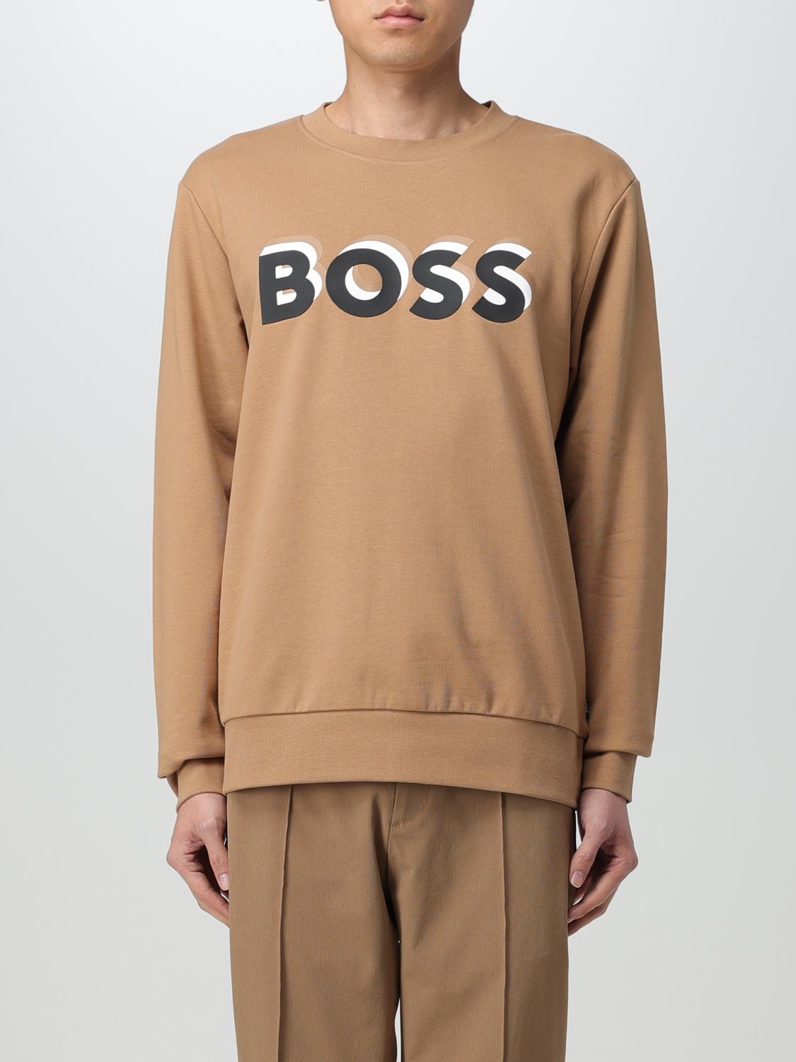 Boss Sweatshirt Men Beige