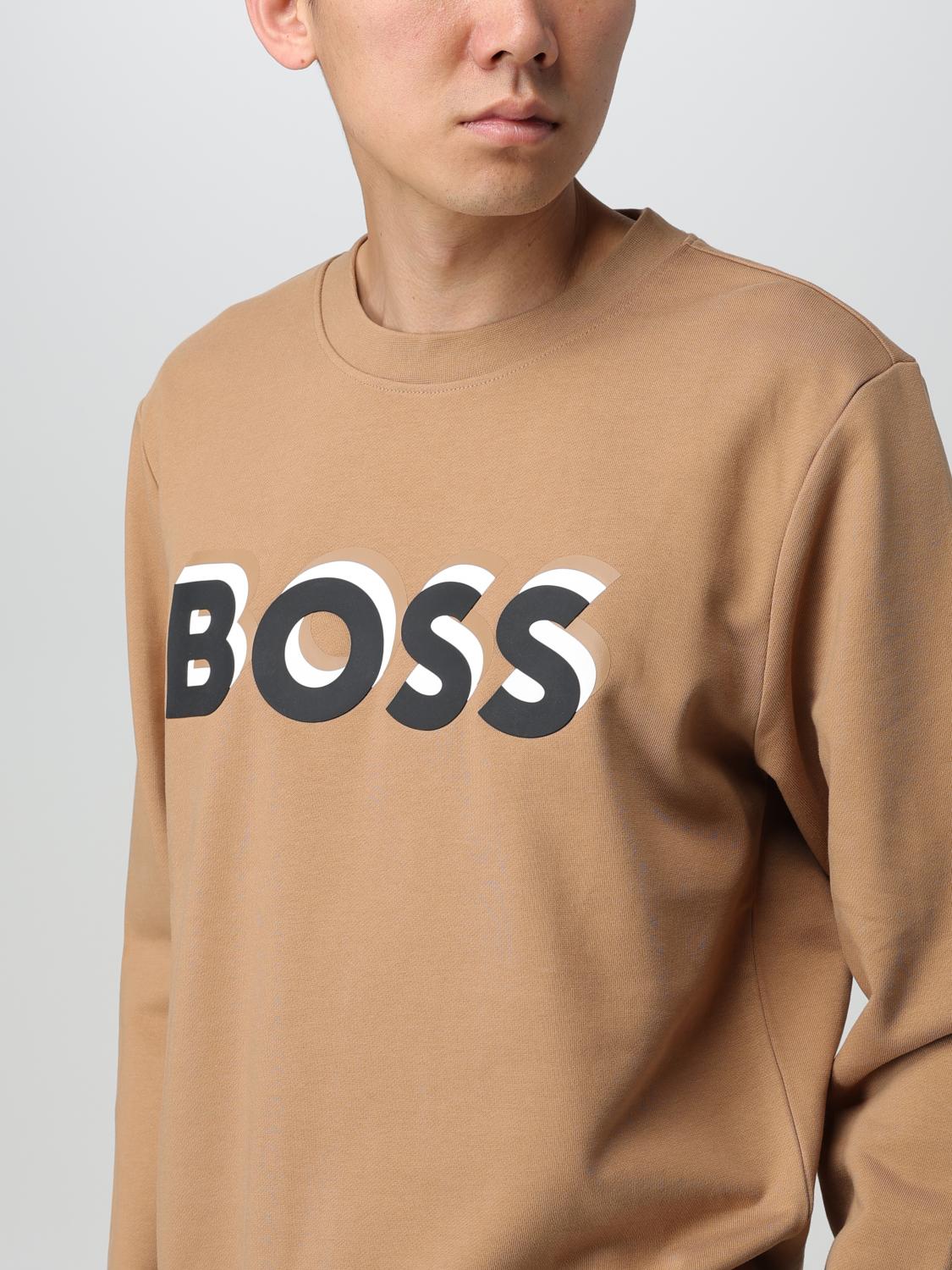 Boss Sweatshirt Men Beige