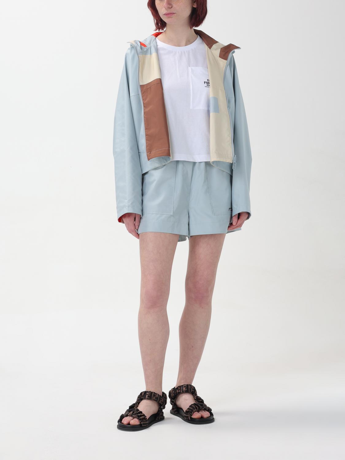 Fendi Short Woman Blue