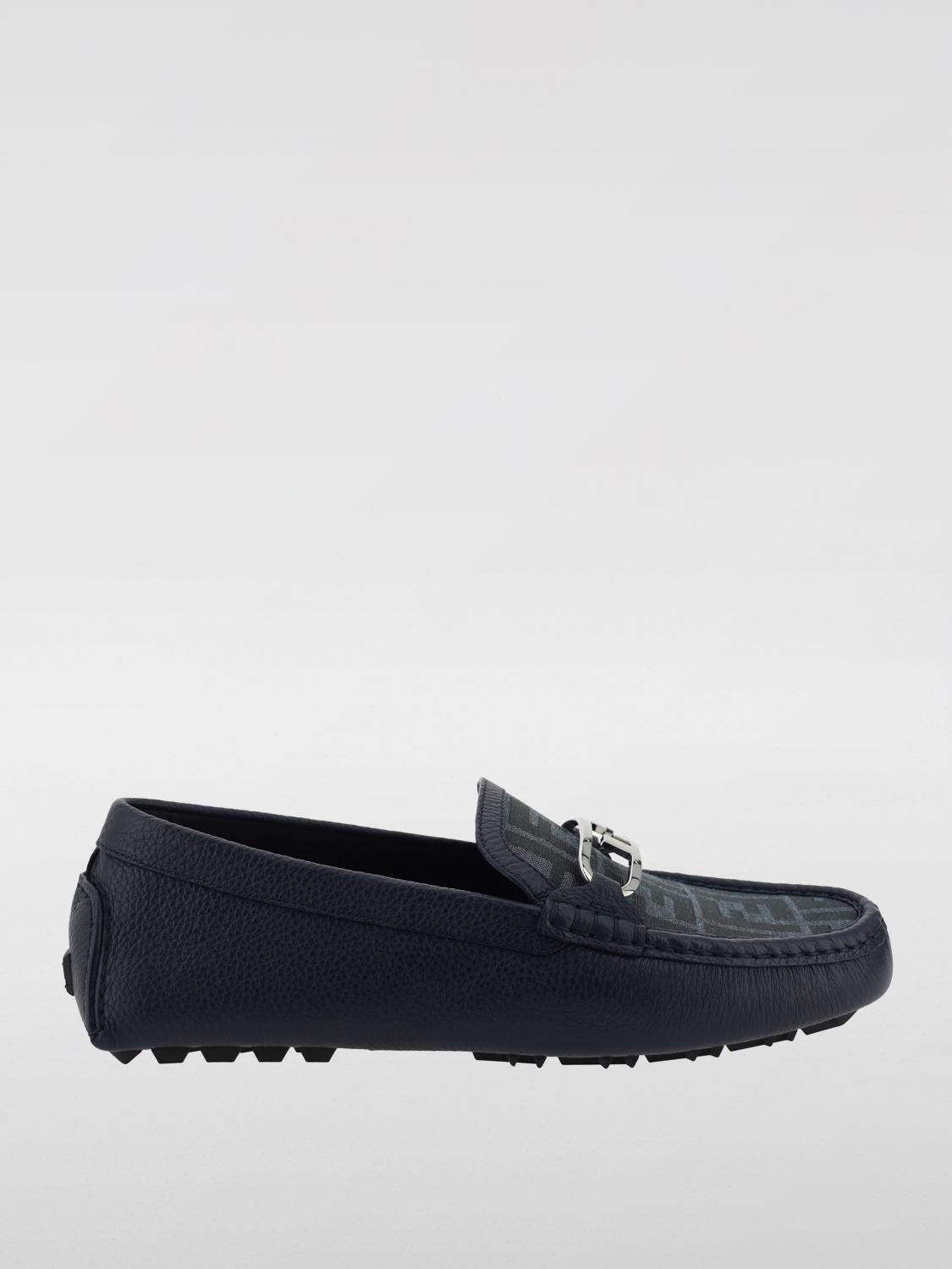 Fendi Loafers Men Blue