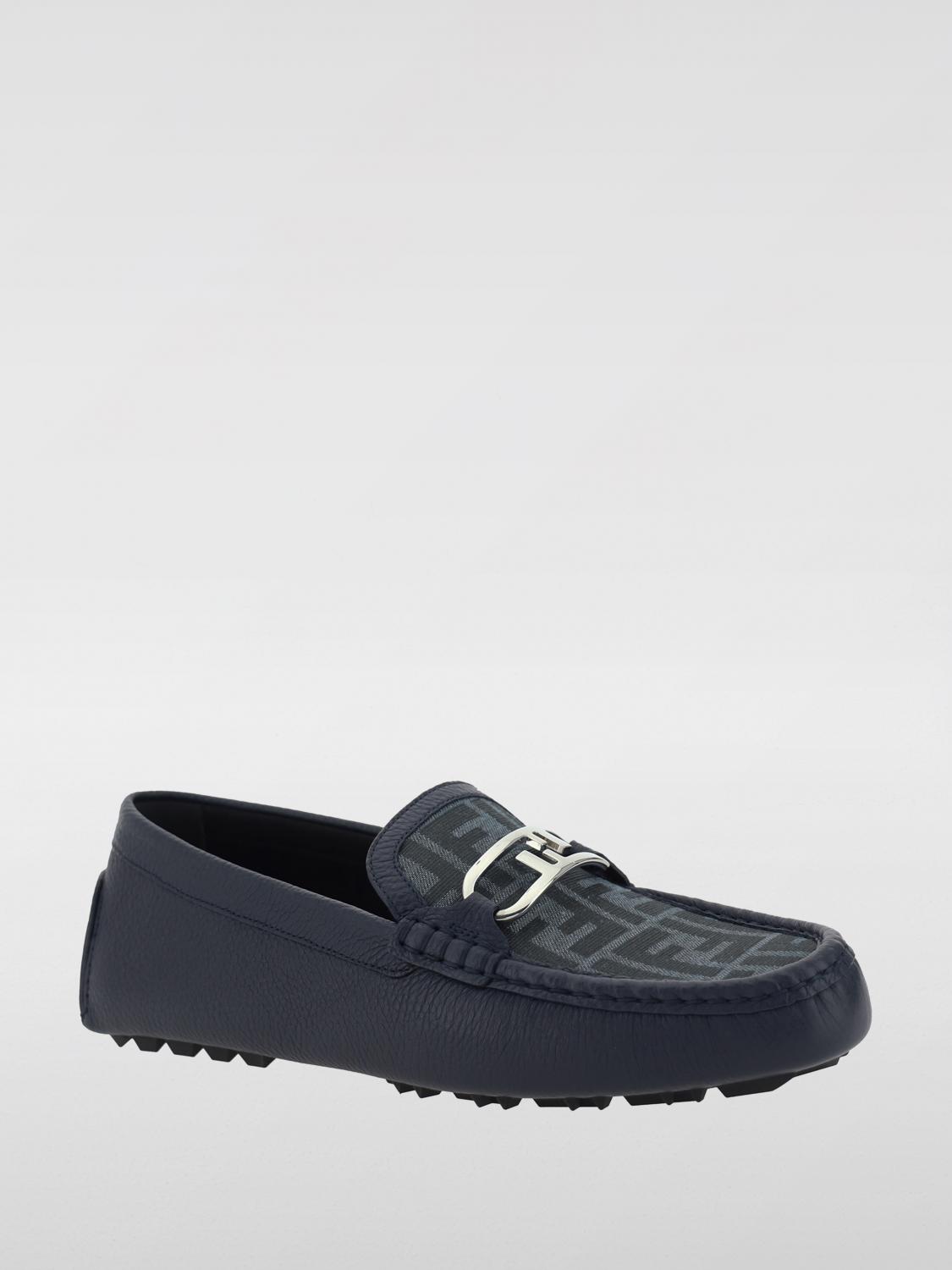 Fendi Loafers Men Blue