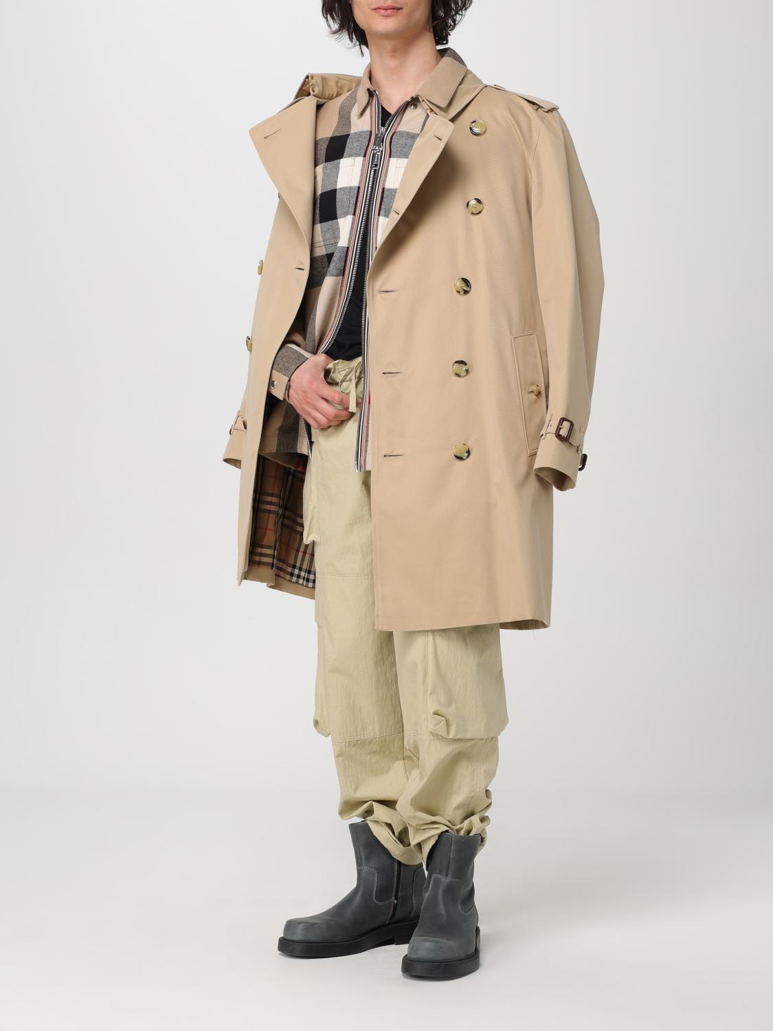 Burberry Trench Coat Men Honey