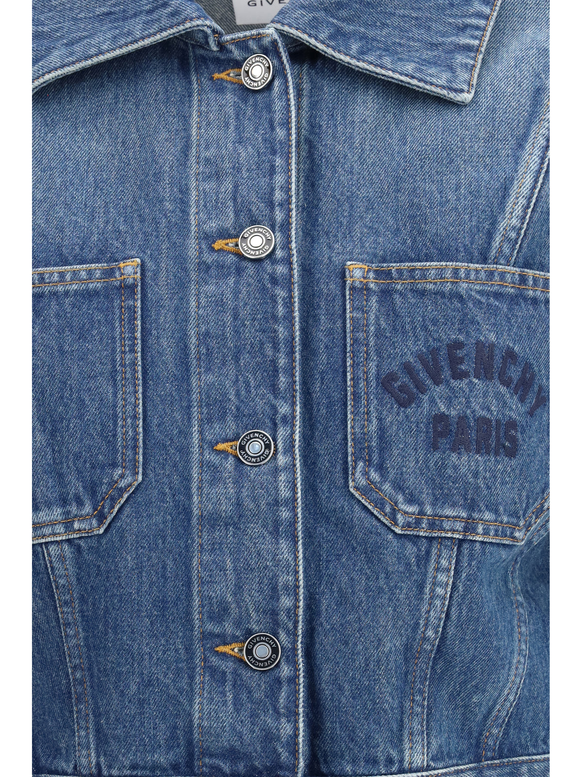 Givenchy Denim crop Jacket - Medium Blue