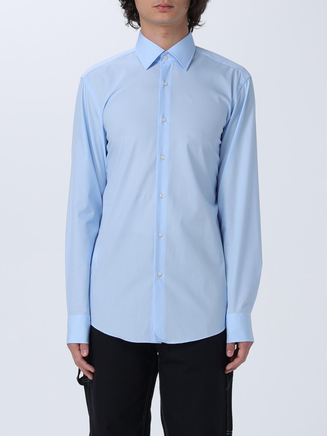Boss Shirt Men Sky Blue